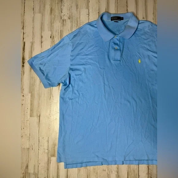 Polo Ralph Lauren Shirt Mens 3XB Blue Pony Preppy - Picture 3 of 9